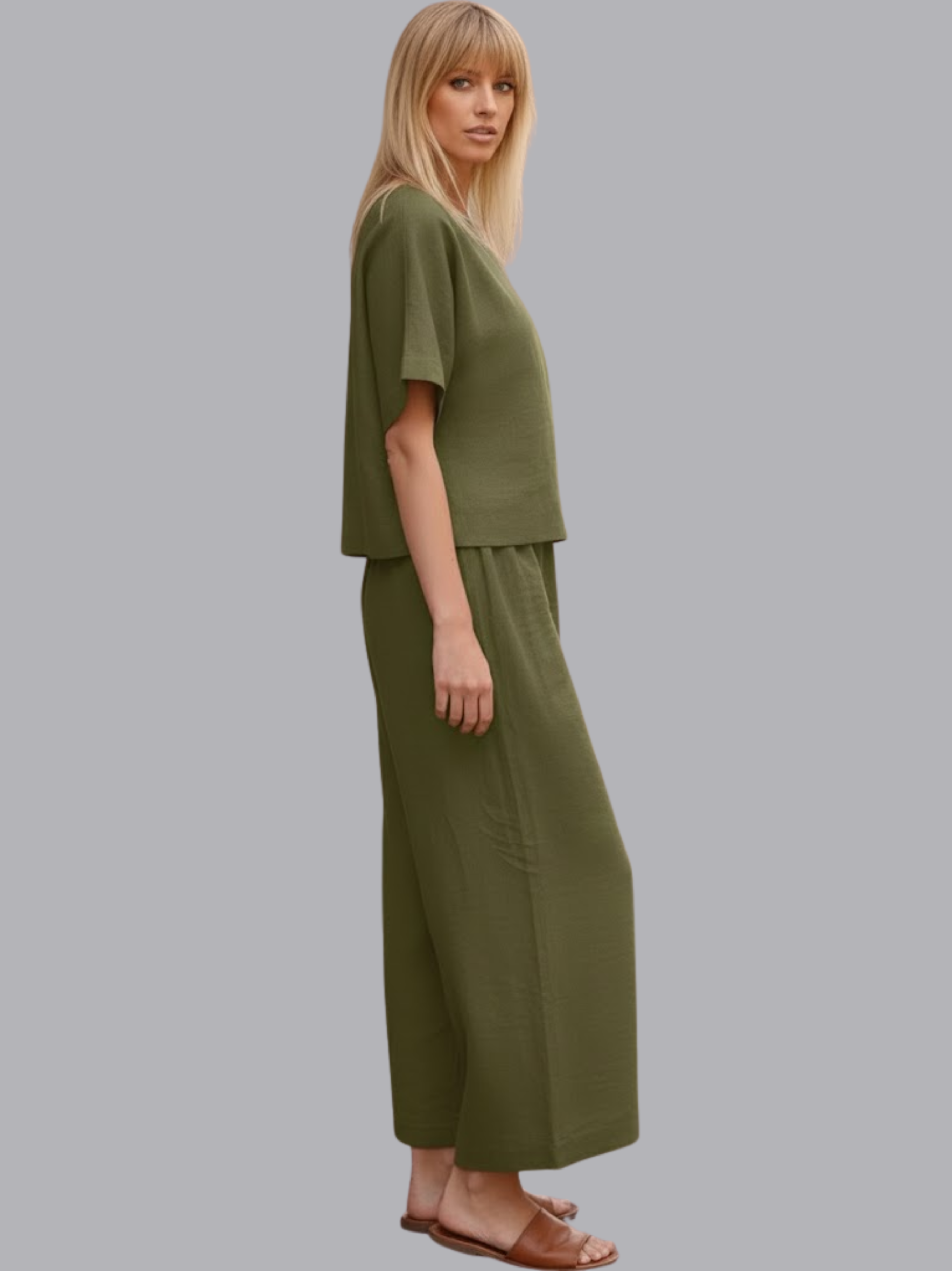 Hallie Short Sleeve Two Piece Set