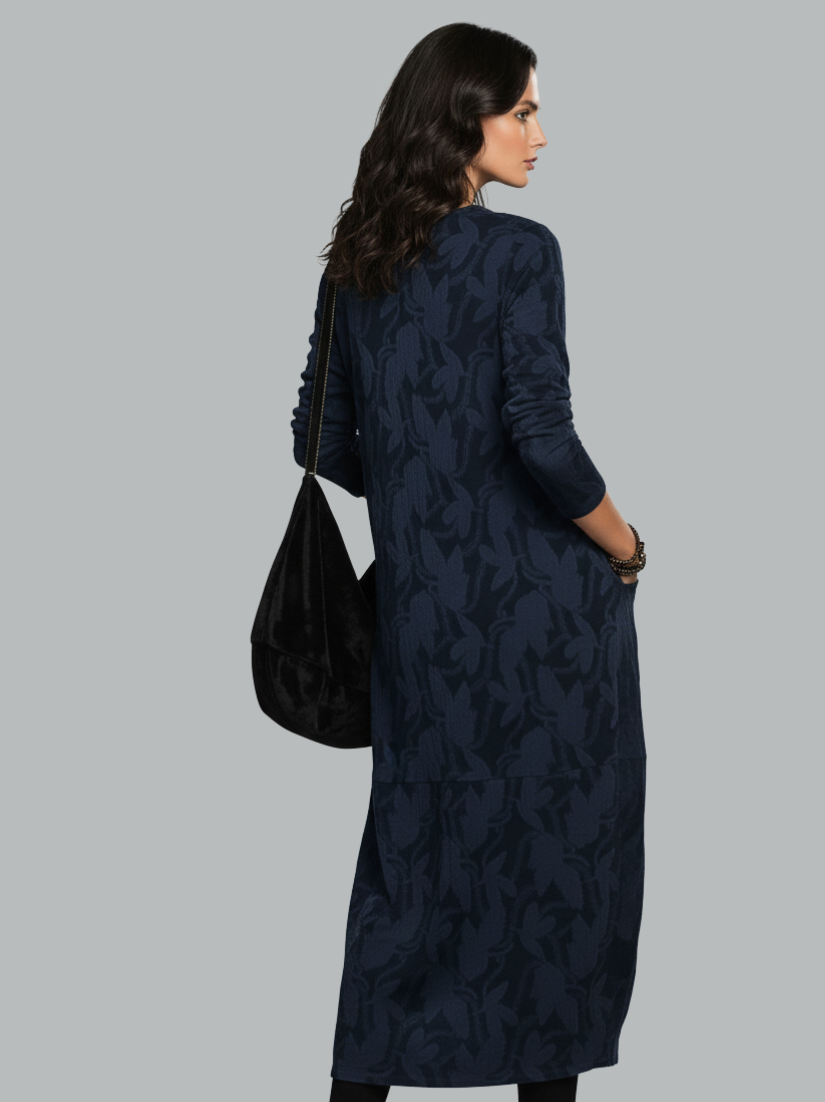 Clara Printed Long Sleeve Dress