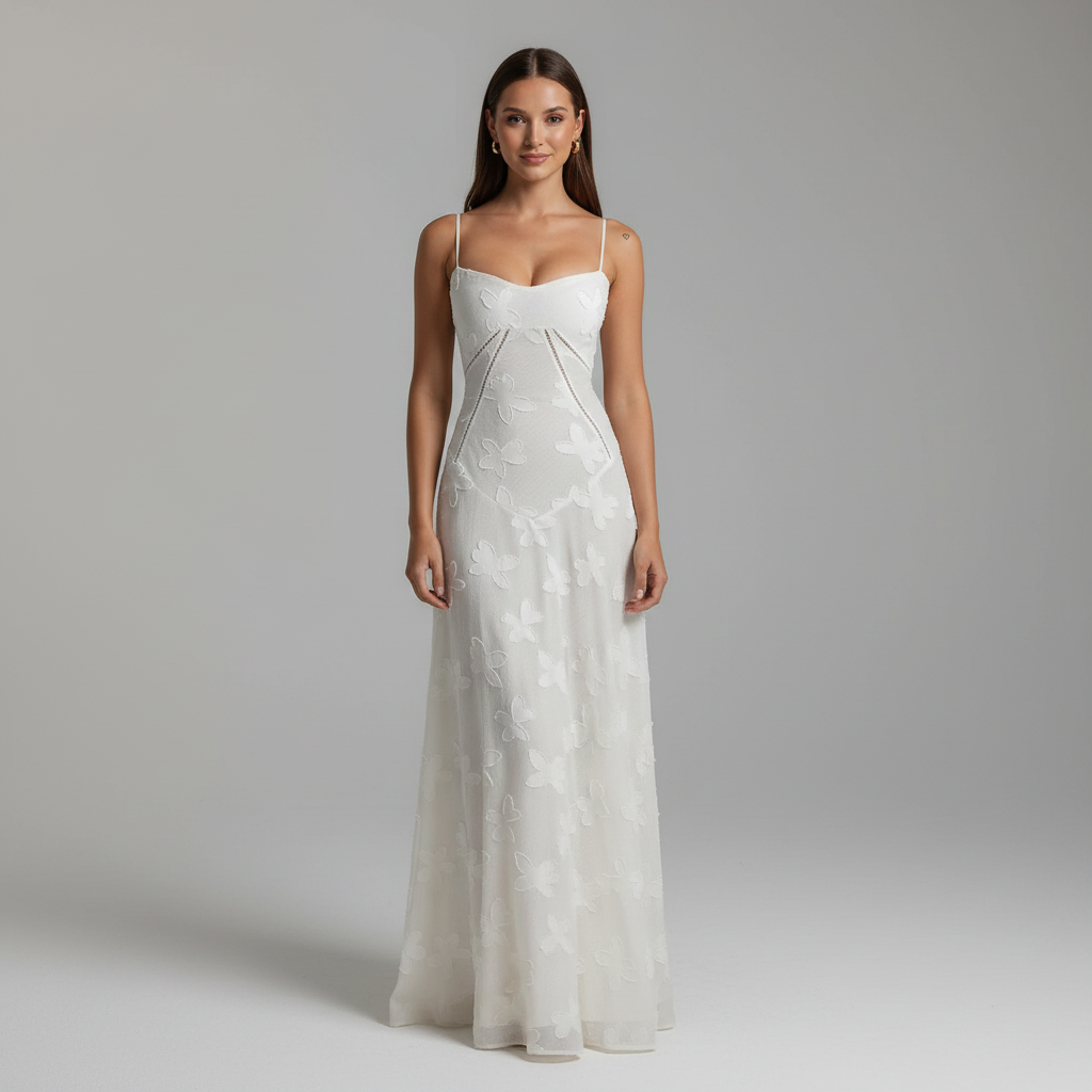 Francesca Sheer Lace Dress