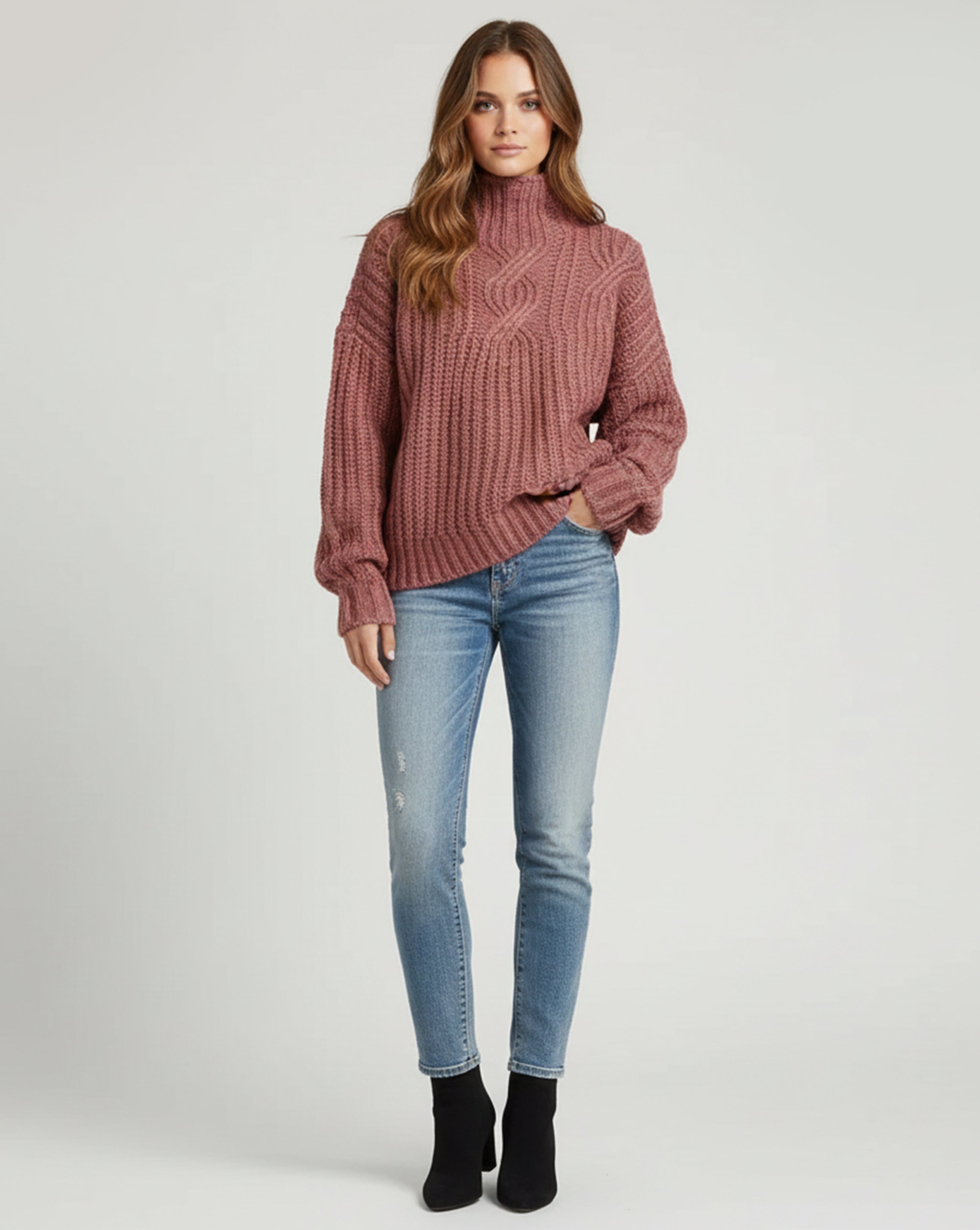Lillian Cozy Knitted Pullover