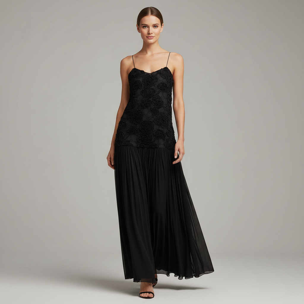 Floral Patchwork Maxi Dress