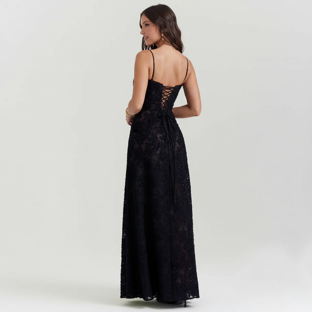 Francesca Sheer Lace Dress