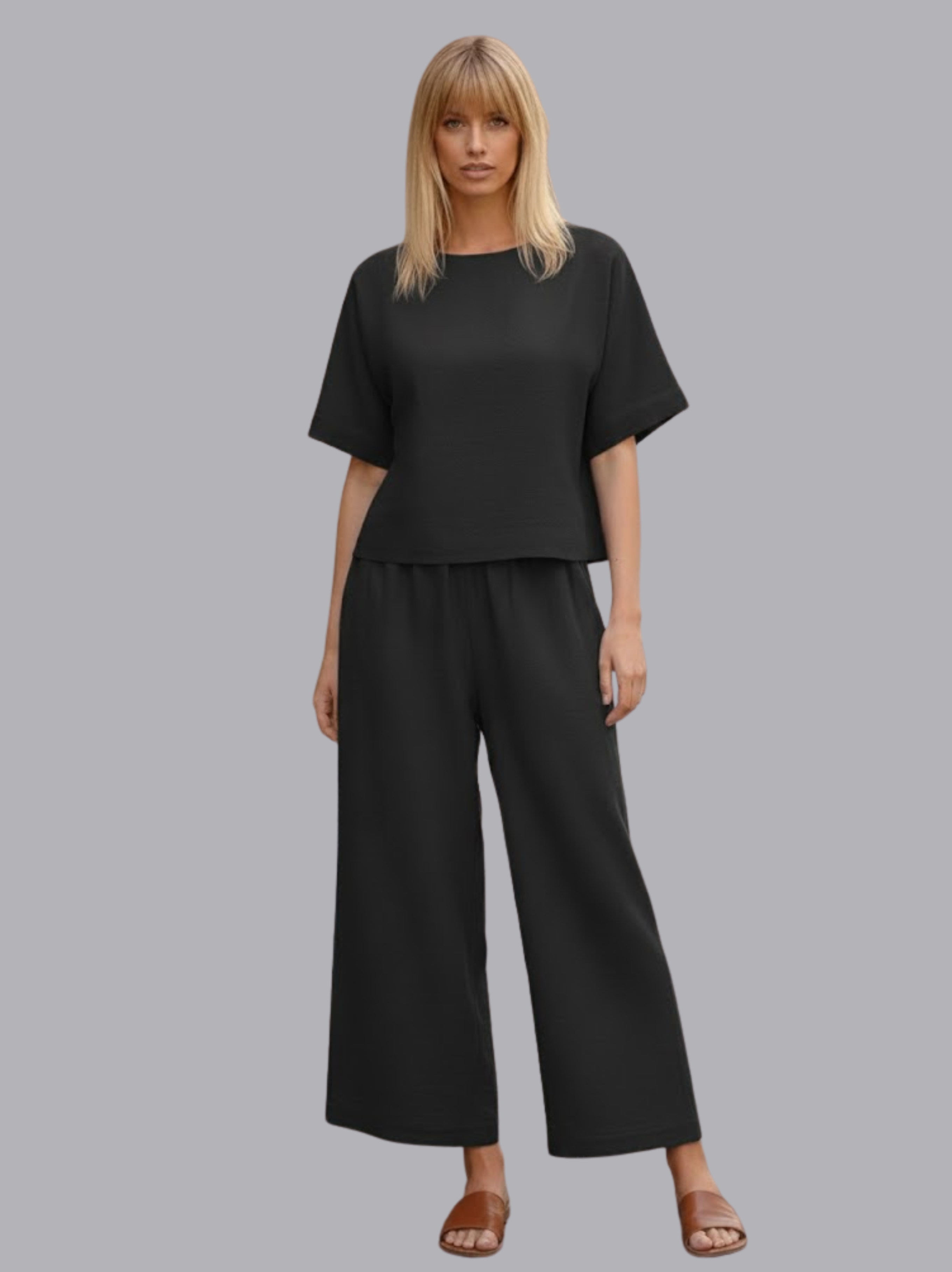 Hallie Short Sleeve Two Piece Set