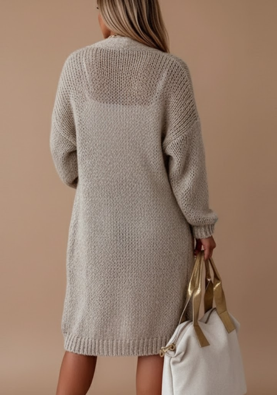 Lany Knitted Long Cardigan