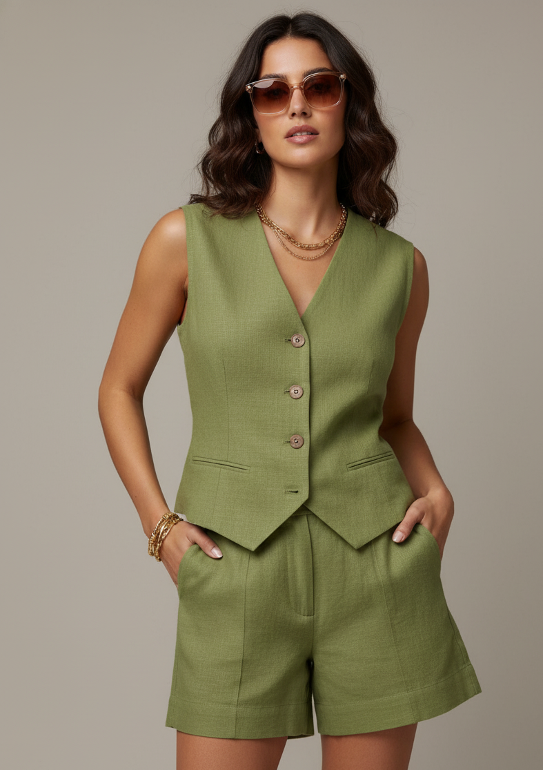 Penny Linen Two Piece Set