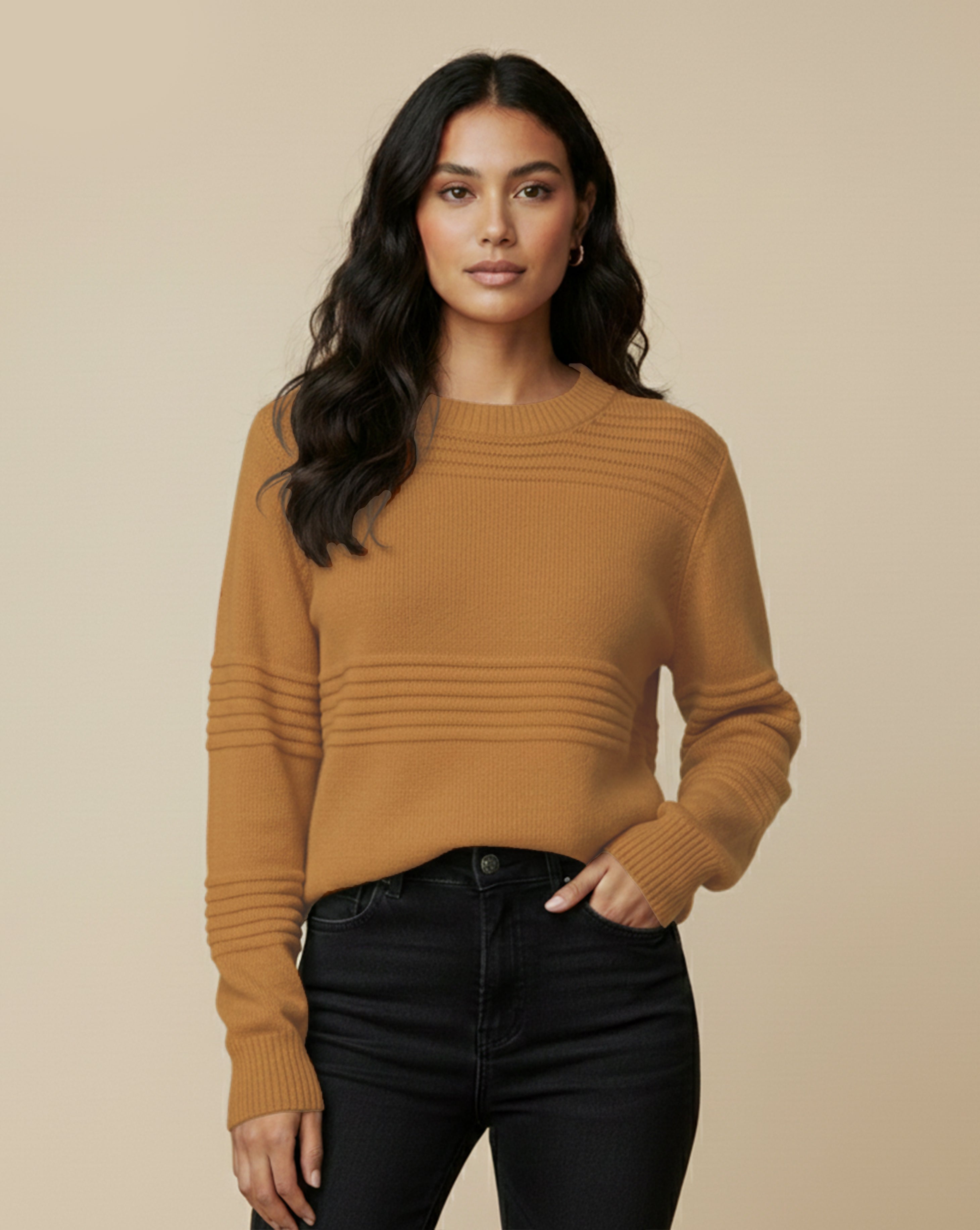Soft Touch Long Sleeve Knit Pullover