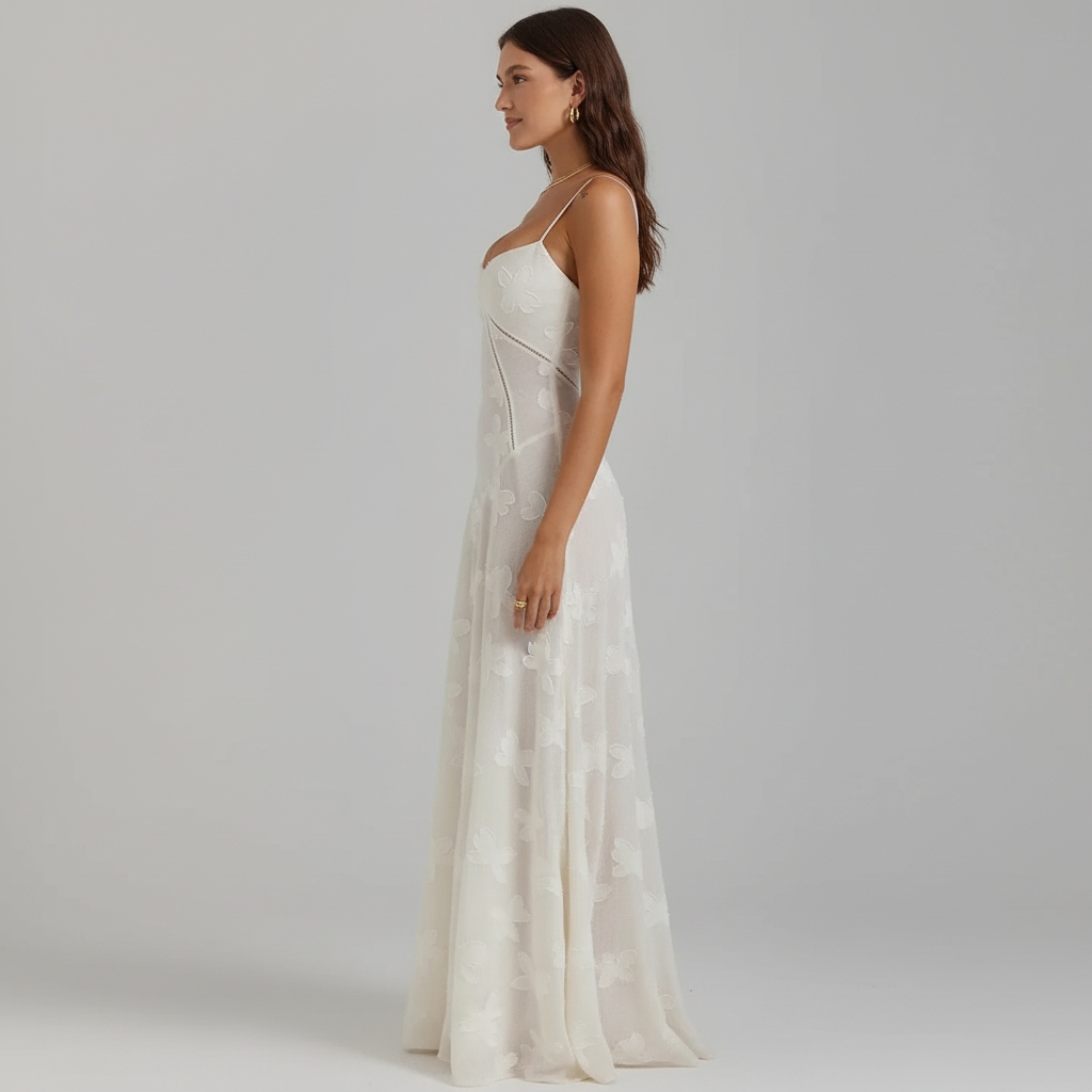 Francesca Sheer Lace Dress