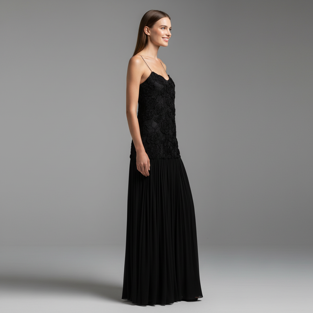 Floral Patchwork Maxi Dress