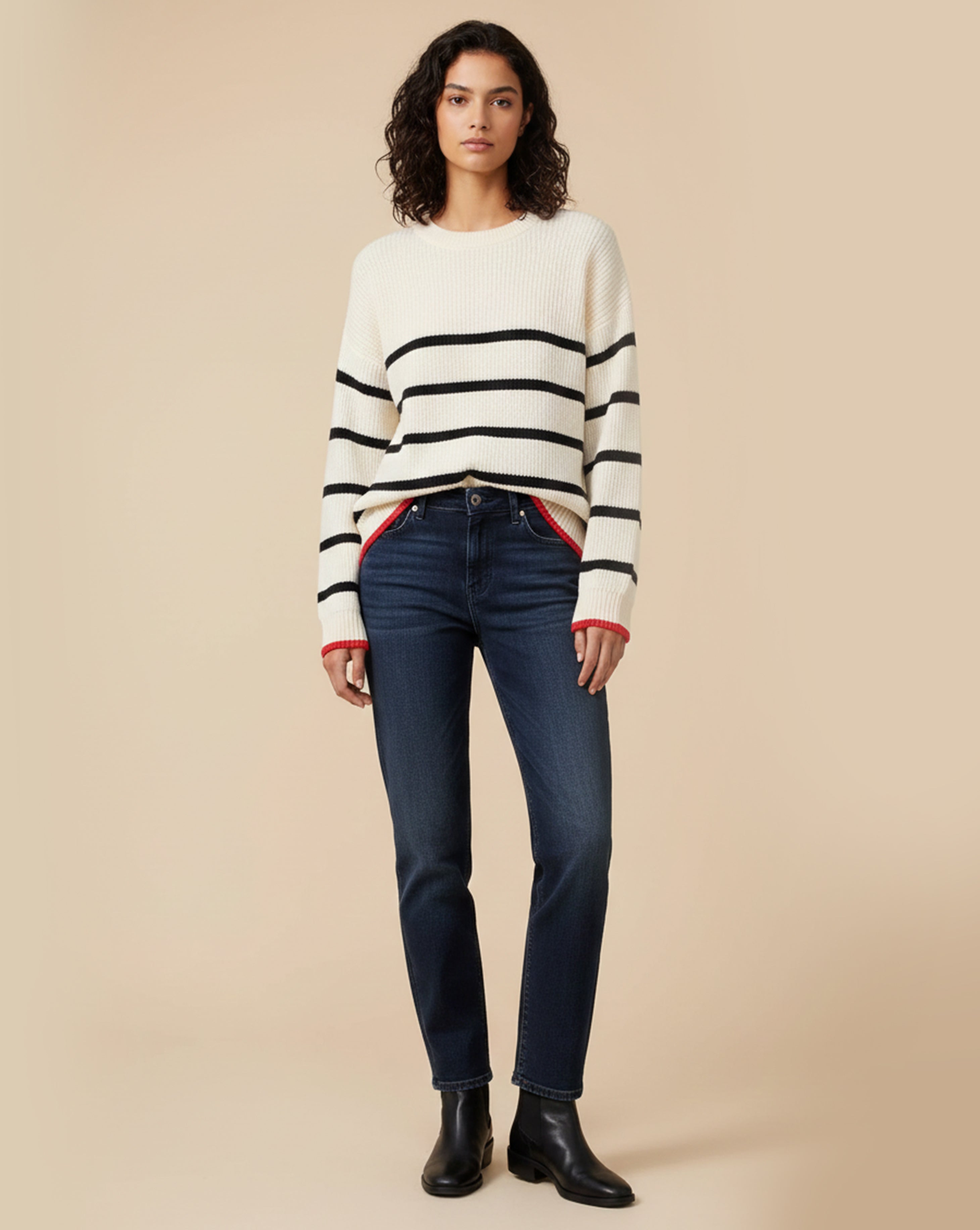 Jean Knitted Long Sleeves
