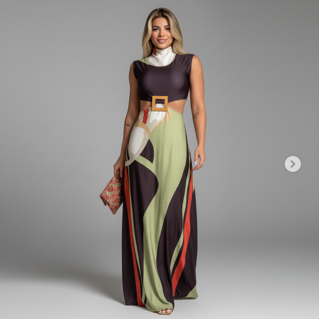 Gorgeous Halter Maxi Dress