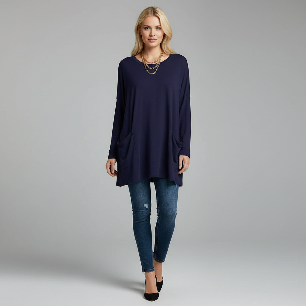 Georgia Cosy Oversized Long Sleeve Top