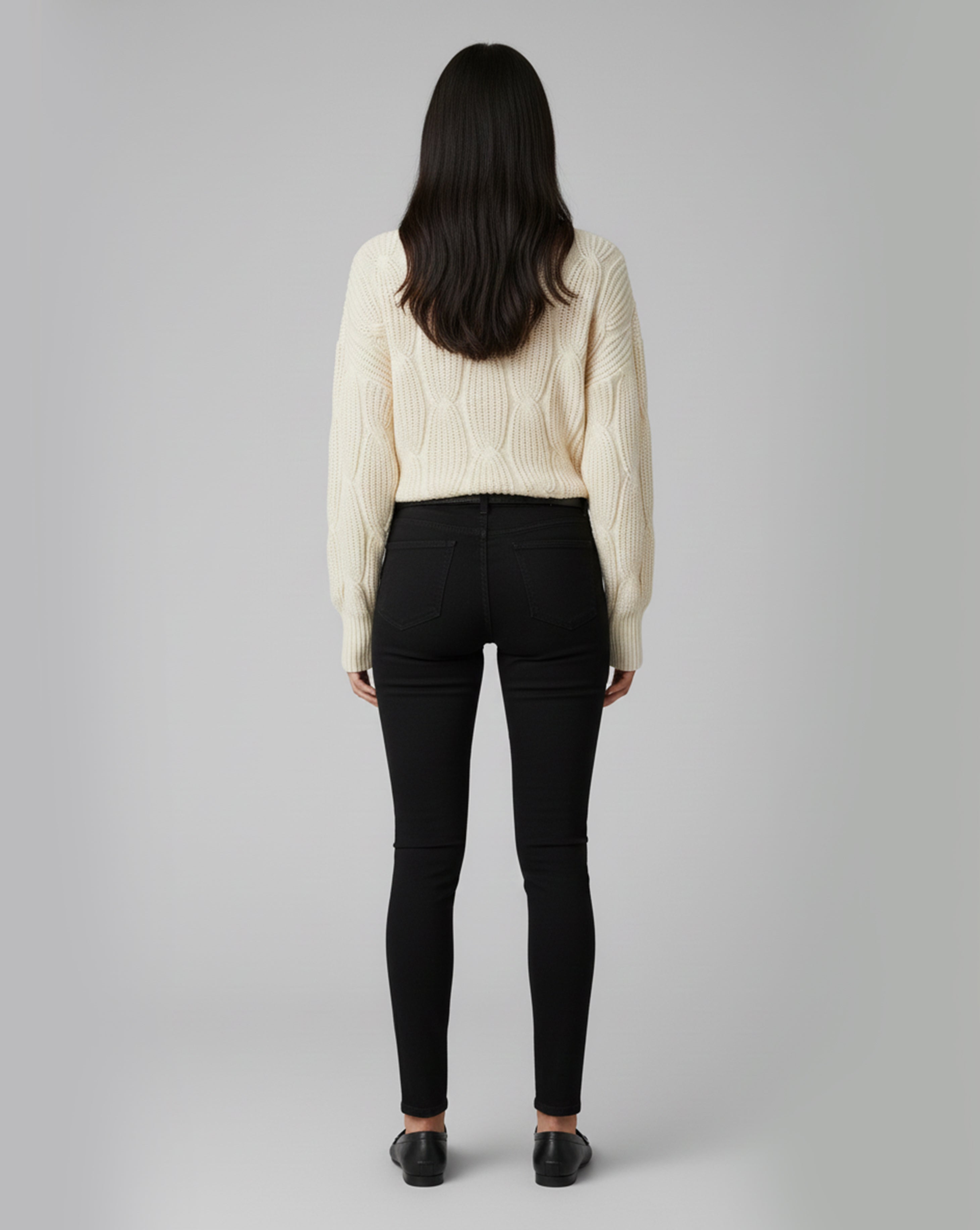 Stylish Crewneck Knitted Sweater