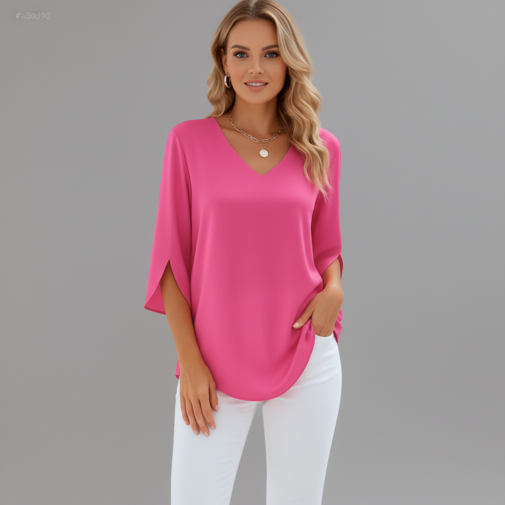 Everyday V-Neck Blouse