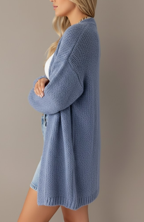 Lany Knitted Long Cardigan