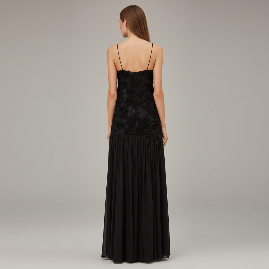 Floral Patchwork Maxi Dress