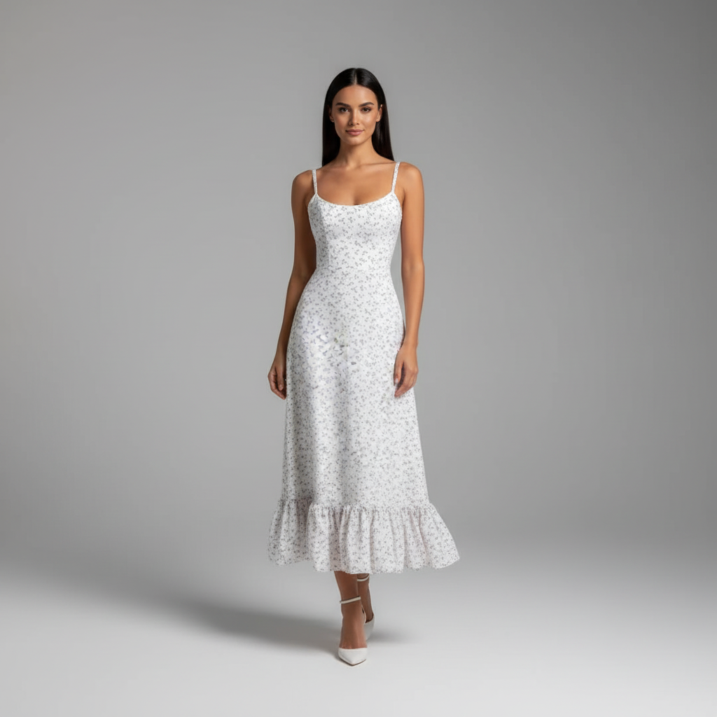 Floral Ruffled Dress