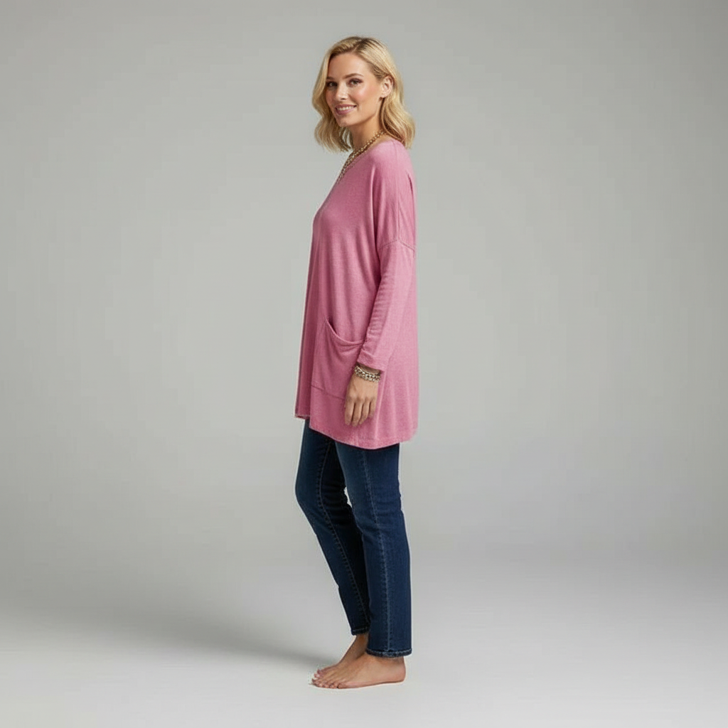 Georgia Cosy Oversized Long Sleeve Top