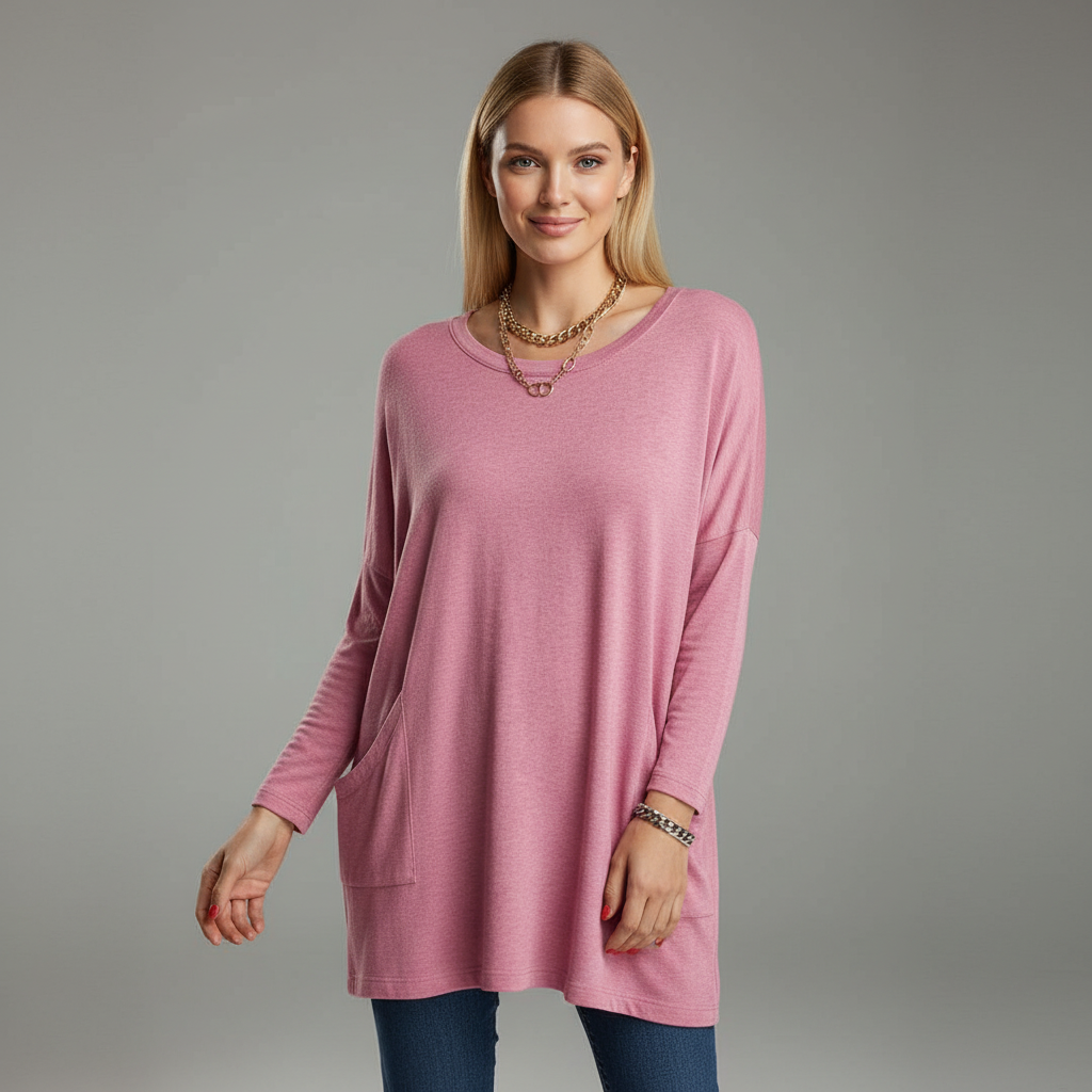 Georgia Cosy Oversized Long Sleeve Top