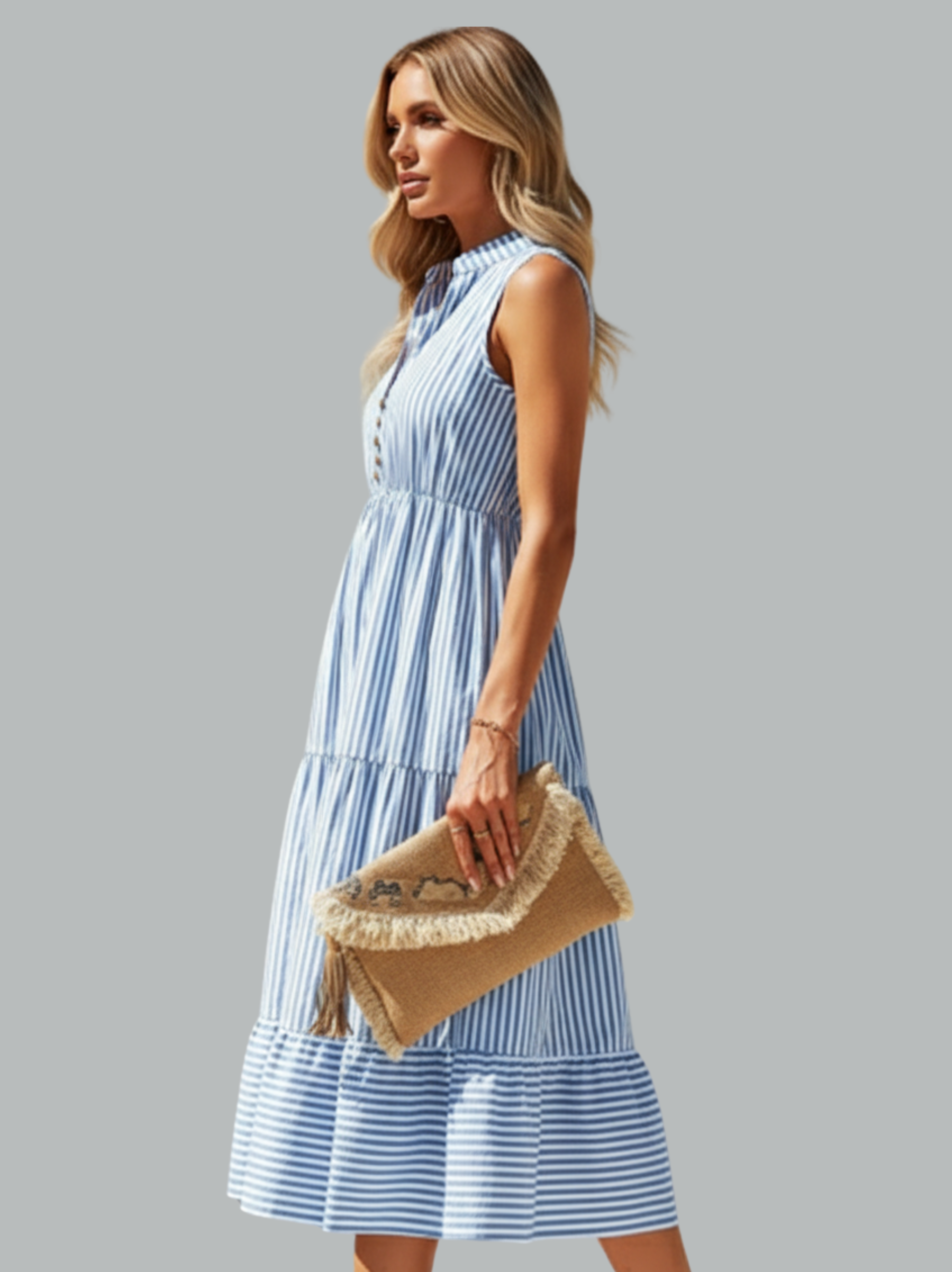 Cheska Striped Dress