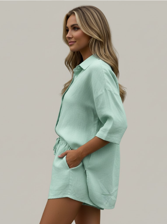 Venus Stylish Button Down Set