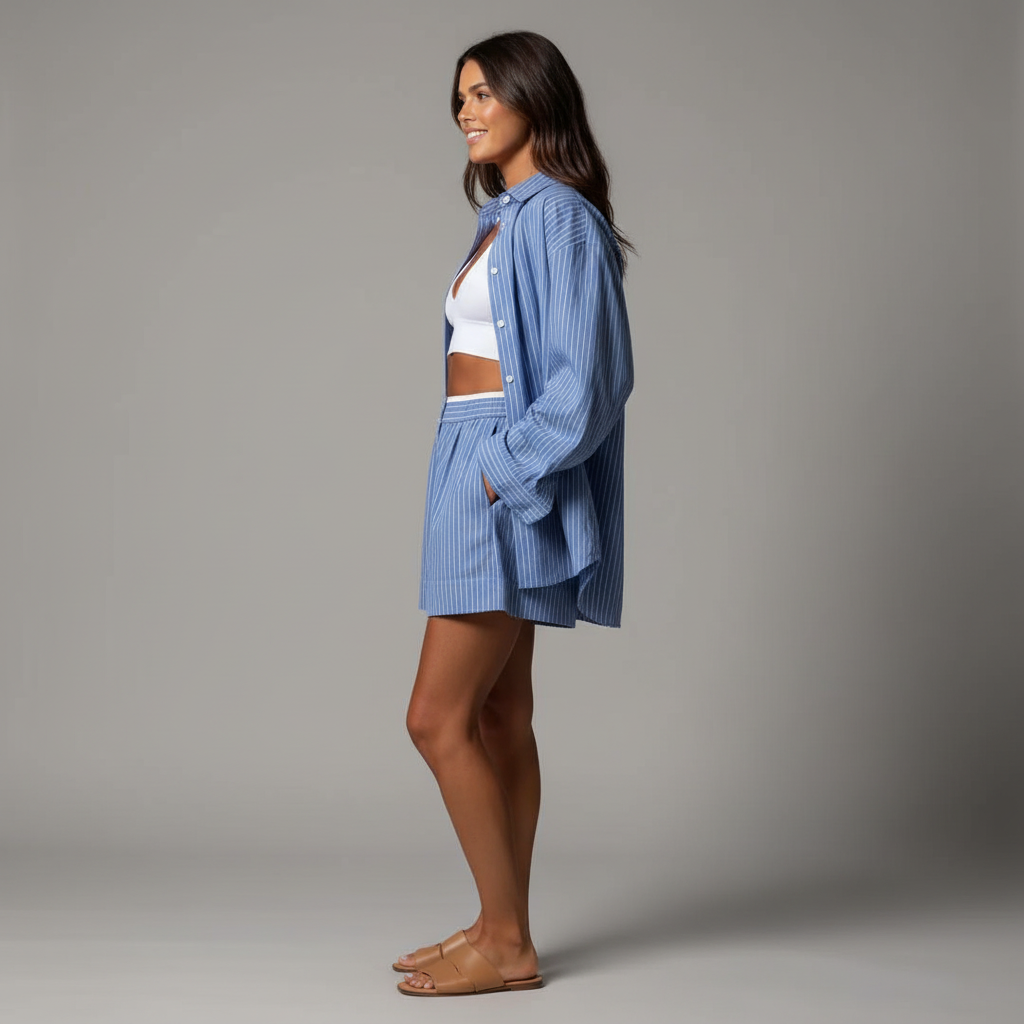 Gianna Striped Two Piece Set